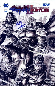 Variant Cover for Batman / Teenage Mutant Ninja Turtles #3