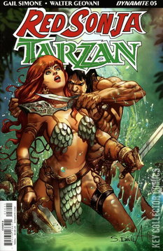 Variant Cover for Red Sonja / Tarzan #5