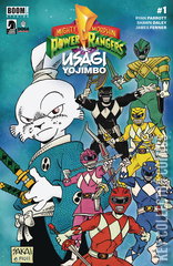 Variant Cover for Mighty Morphin Power Rangers / Usagi Yojimbo #1