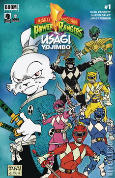 Variant Cover for Mighty Morphin Power Rangers / Usagi Yojimbo #1