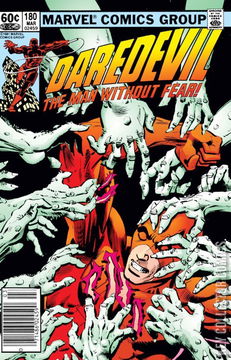 Variant Cover for Daredevil #180