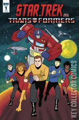 Cover for Star Trek vs. Transformers #1