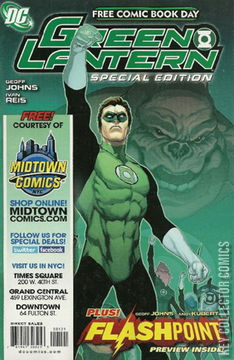 Variant Cover for Free Comic Book Day 2011: Green Lantern / Flashpoint Special Edition #1