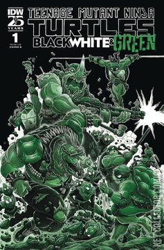 Variant Cover for Teenage Mutant Ninja Turtles: Black, White & Green #1
