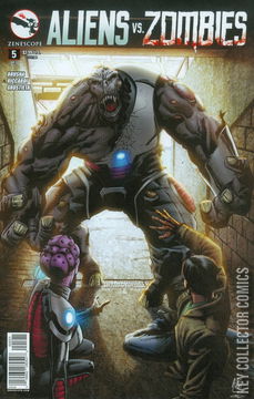 Variant Cover for Aliens vs. Zombies #5