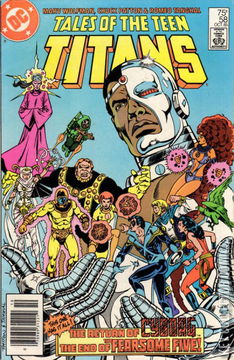 Variant Cover for Tales of the Teen Titans #58