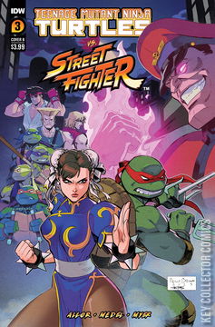 Variant Cover for Teenage Mutant Ninja Turtles vs. Street Fighter #3