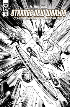 Variant Cover for Star Trek: Strange New Worlds - The Scorpius Run #2