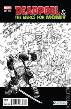 Variant Cover for Deadpool and the Mercs for Money #1