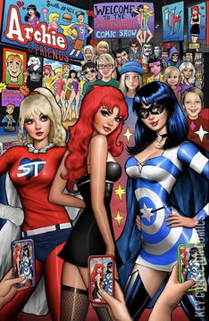 Variant Cover for Archie & Friends: Superheroes #1