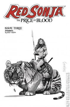 Variant Cover for Red Sonja: The Price of Blood #3