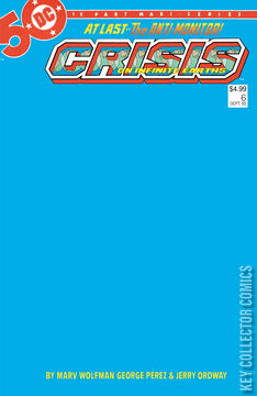 Variant Cover for Crisis on Infinite Earths #6