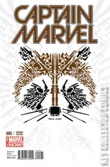 Variant Cover for Captain Marvel #5