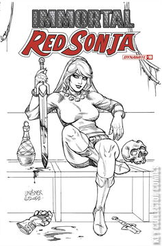 Variant Cover for Immortal Red Sonja #10