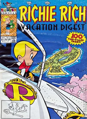 Richie Rich Vacation Digest Magazine