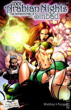 Variant Cover for 1001 Arabian Nights: The Adventures of Sinbad #5