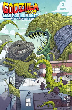 Variant Cover for Godzilla: War for Humanity #2