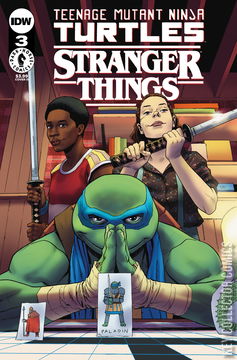 Variant Cover for Teenage Mutant Ninja Turtles / Stranger Things #3