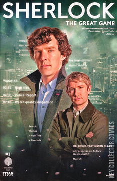 Variant Cover for Sherlock: The Great Game #3
