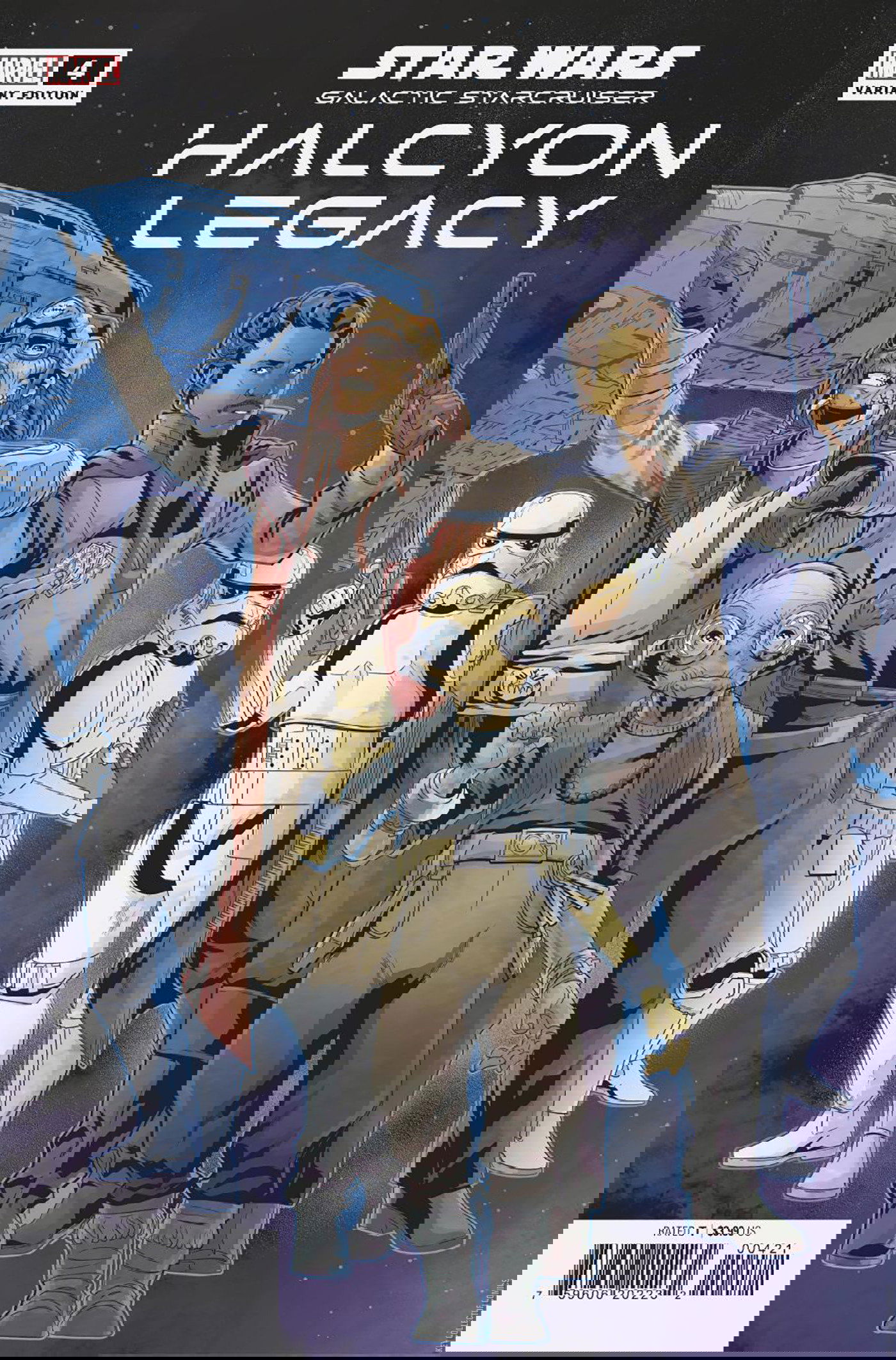 Variant Cover for Star Wars: Galactic Starcruiser - Halcyon Legacy #4