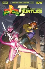 Variant Cover for Mighty Morphin Power Rangers / Teenage Mutant Ninja Turtles #5