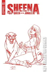 Variant Cover for Sheena, Queen of the Jungle #7