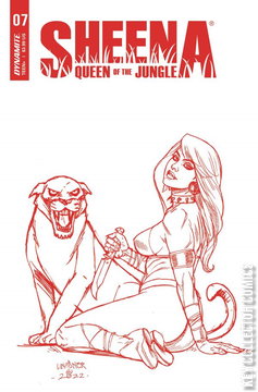 Variant Cover for Sheena, Queen of the Jungle #7