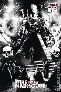 Variant Cover for Fire in the Madhouse #4