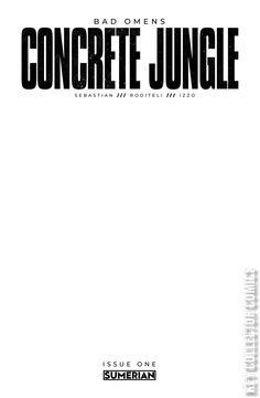 Variant Cover for Bad Omens: Concrete Jungle #1