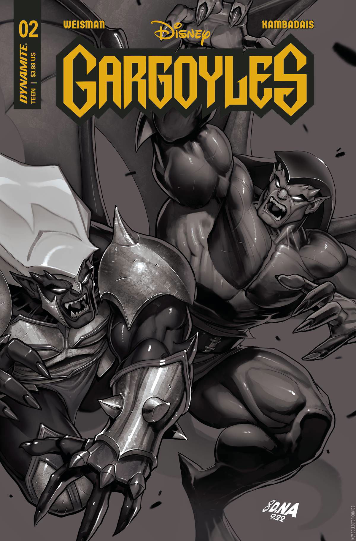 Cover art for Gargoyles #2 