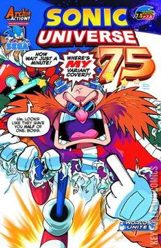 Variant Cover for Sonic Universe #75