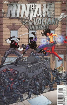 Variant Cover for Ninjak vs. the Valiant Universe #2