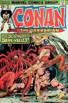 Variant Cover for Conan the Barbarian #45