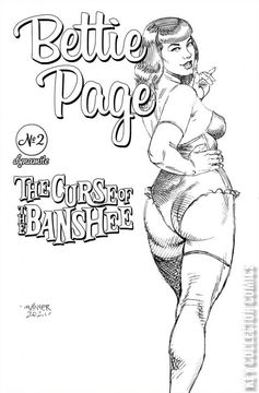 Variant Cover for Bettie Page: The Curse of the Banshee #2