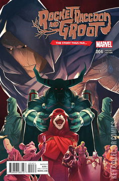 Variant Cover for Rocket Raccoon and Groot #4