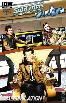 Variant Cover for Star Trek: The Next Generation / Doctor Who - Assimilation2 #1