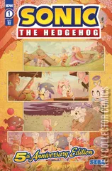 Variant Cover for Sonic the Hedgehog: 5th Anniversary Edition #1