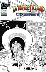 Variant Cover for The Three Stooges: Thru The Ages #1