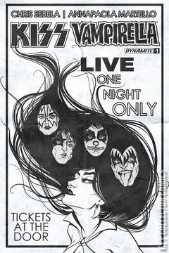 Variant Cover for KISS / Vampirella #1