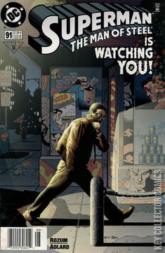 Variant Cover for Superman: The Man of Steel #91