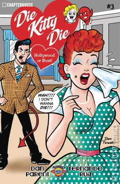 Variant Cover for Die Kitty Die: Hollywood or Bust #3