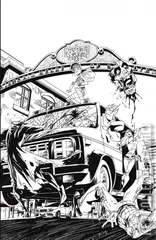 Variant Cover for Fanboys vs. Zombies #5