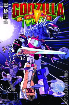 Variant Cover for Godzilla vs. The Mighty Morphin Power Rangers #3