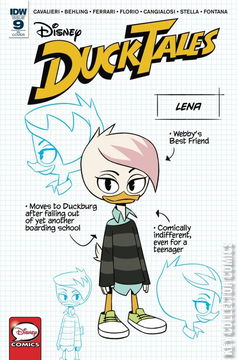 Variant Cover for DuckTales #9