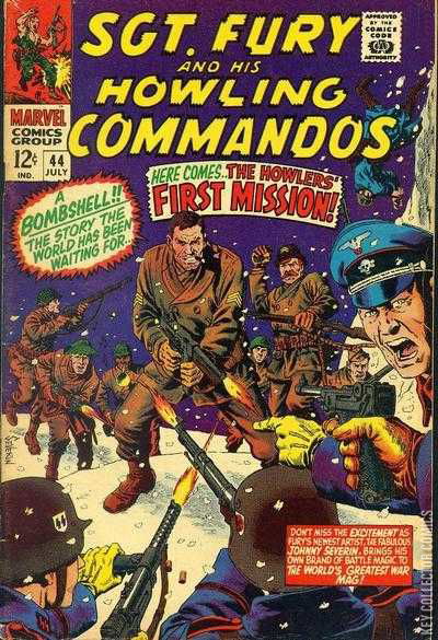 Cover art for Sgt. Fury and His Howling Commandos #44