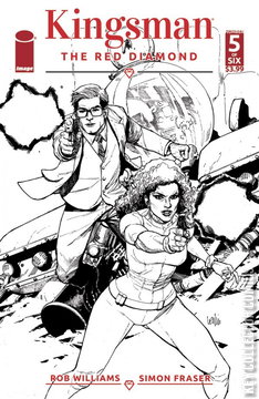 Variant Cover for Kingsman: The Red Diamond #5