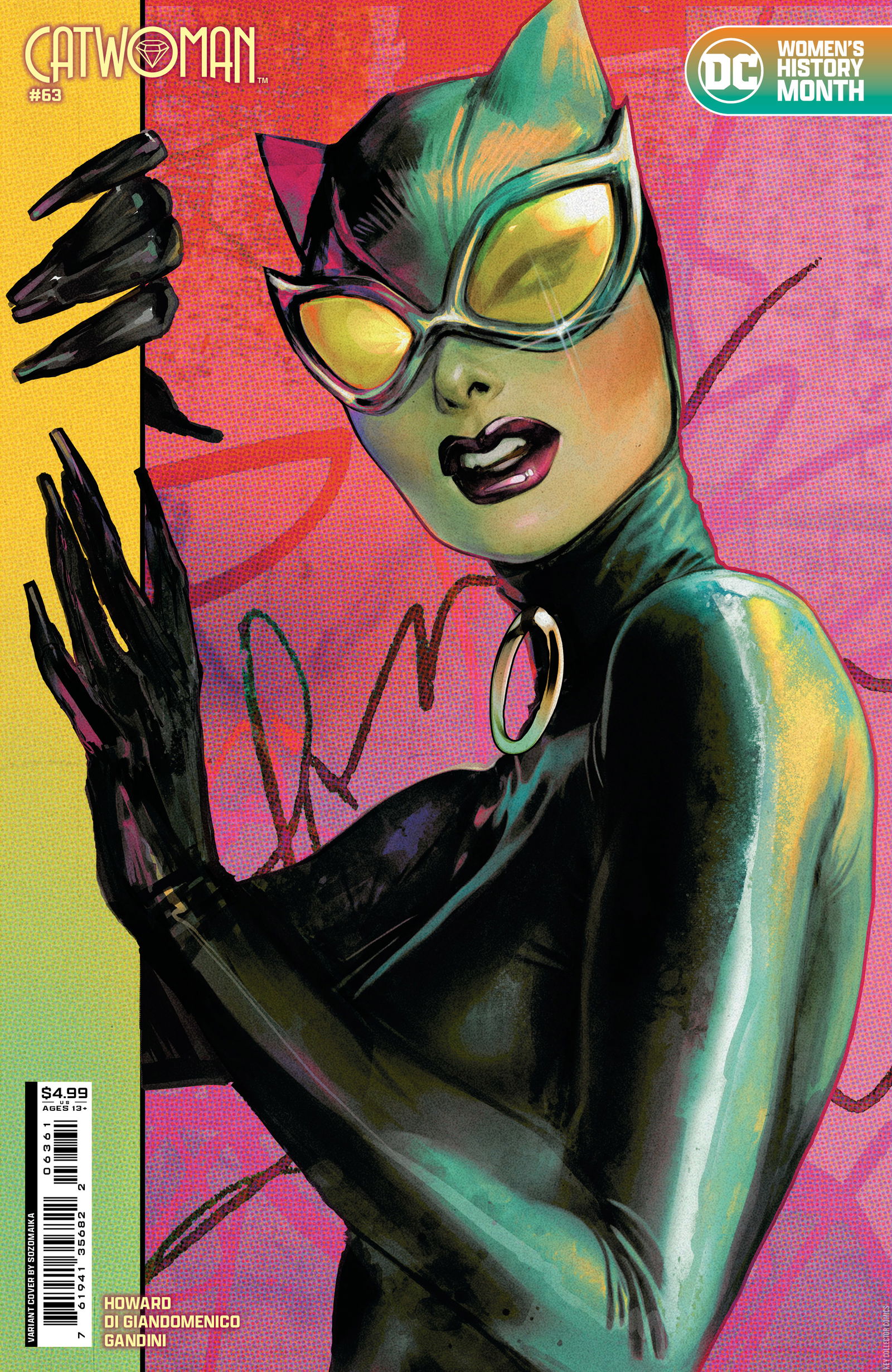 Variant Cover for Catwoman #63
