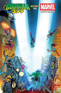 Godzilla Destroys the Marvel Universe #1