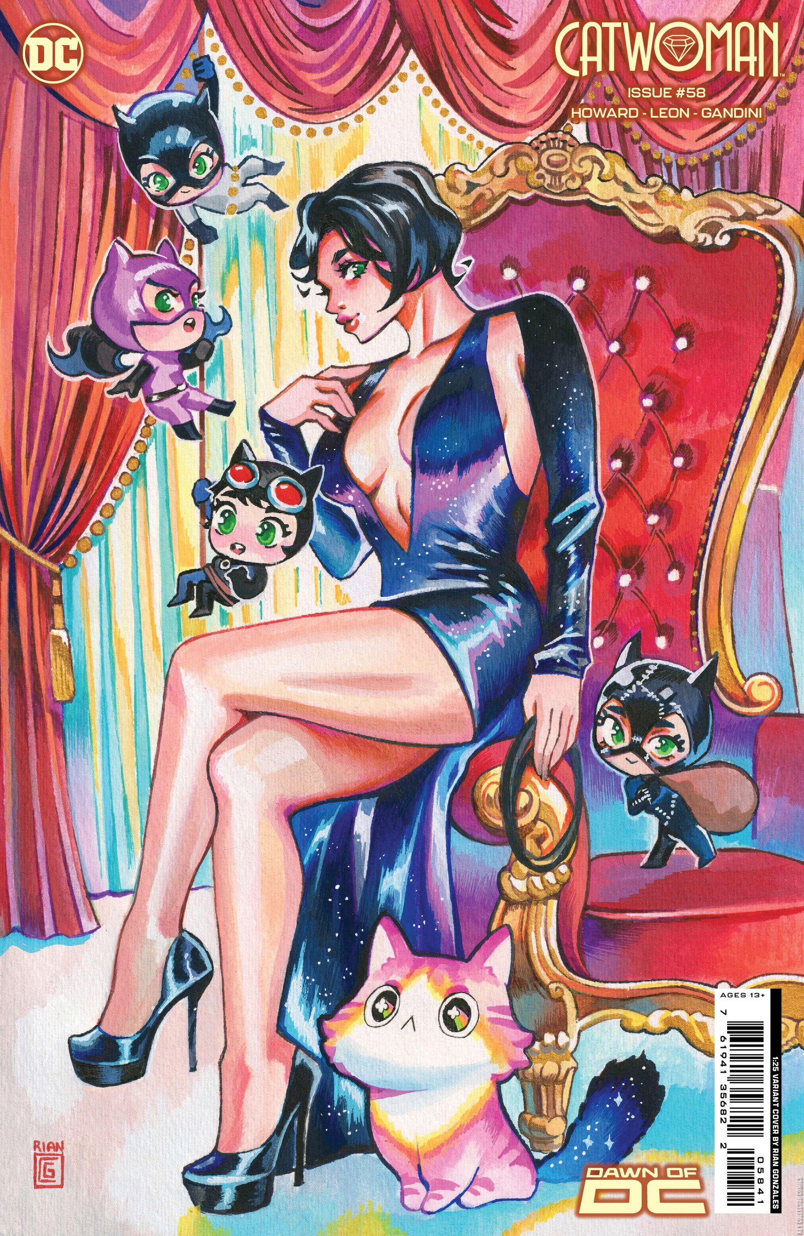 Variant Cover for Catwoman #58