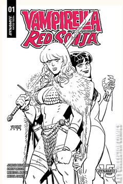 Variant Cover for Vampirella / Red Sonja #1